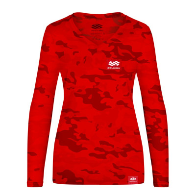 Selkirk Femme Red Label Long Sleeve V-Neck - Stretch-Wik Technology